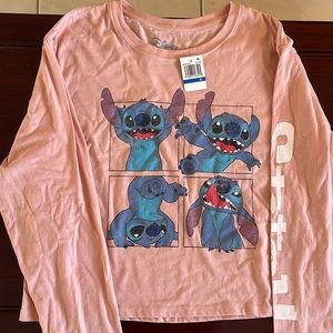 Disney Stitch Long Sleeve Shirt